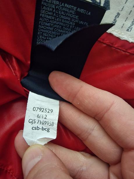 Zimna bunda, tommy hilfiger,86