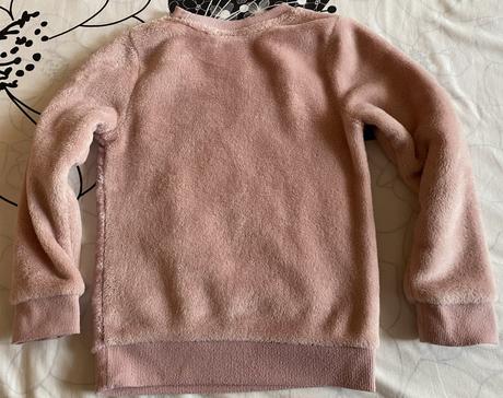 Teplá huňatá mikina s aplikáciou h&m v. 116/122, h&m,116