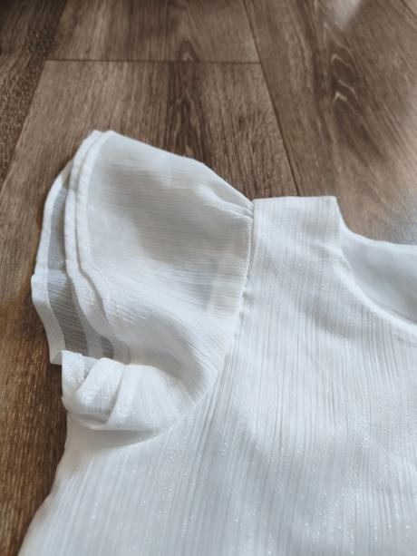 Elegantný trblietavý top, h&m,134