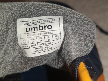 Halovky umbro, umbro,36