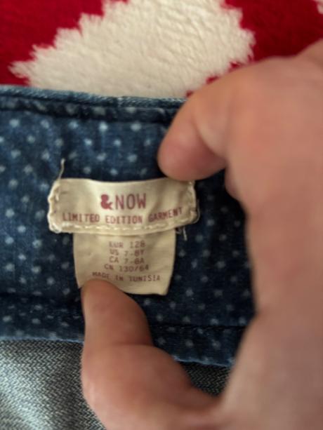 H&m - riflova vesticka, h&m,128