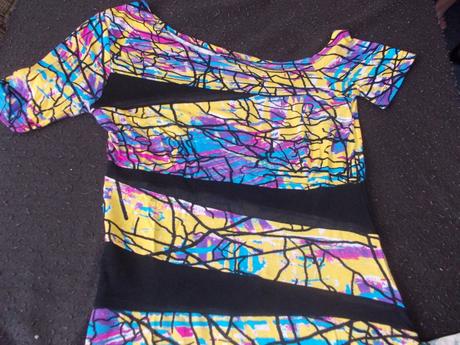 Krásne šaty- rainbow, s