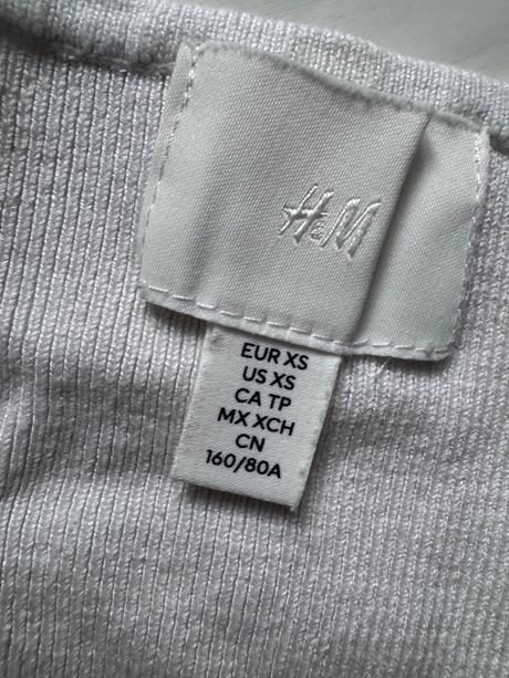 H&m - dva topy, h&m,xs