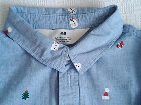 Košeľa s dlhým rukávom, velk. 128, zn. hm, h&m,128