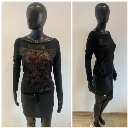 Dámske elegantné šaty čierne juliette, s