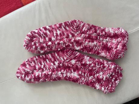 Teple pletené ponožky na doma, 36