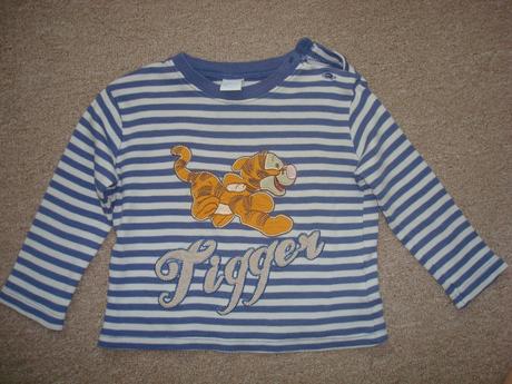 Tricko s dlhym rukavom "tiger" disney, vel. 86, disney,86