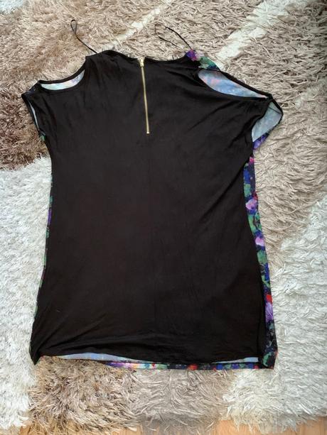 Kvetinový top, h&m,m