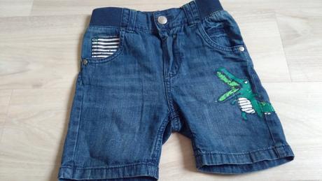 Riflové kraťasy s krokodílom, dopodopo,80