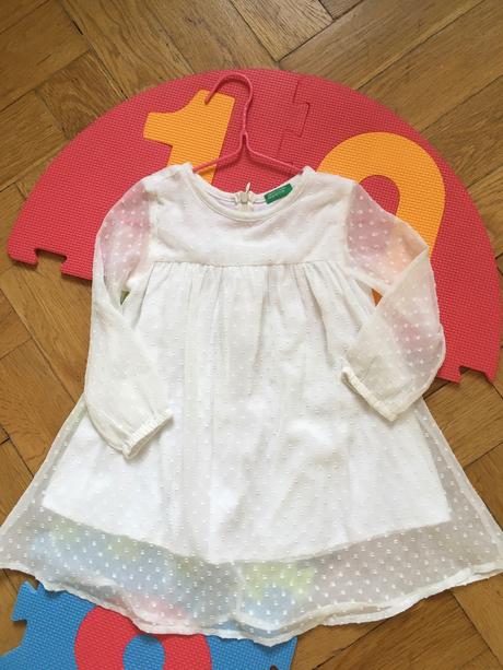 Dievčenské saty, benetton,92