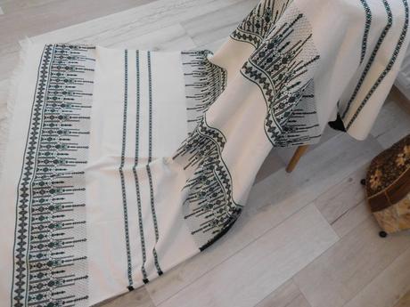 Retro prehoz na posteľ   123 x 222 cm,, 