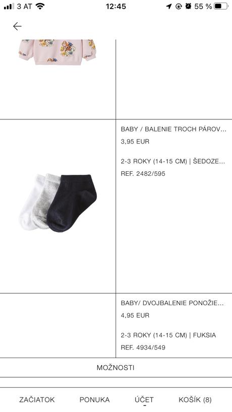 6 párov botaskovych ponožiek zara, 20