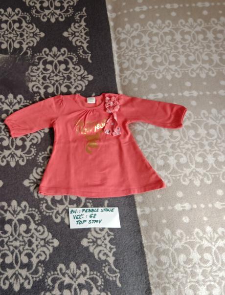 Dievčenské tričko zn.pebble stone veľ.68, 68