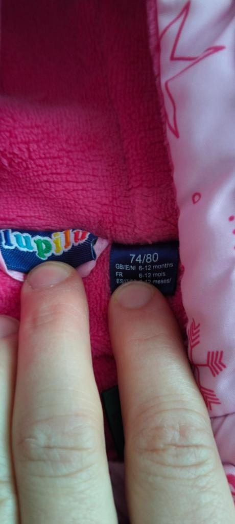 Zimný overal 6-12 mes, lupilu,80