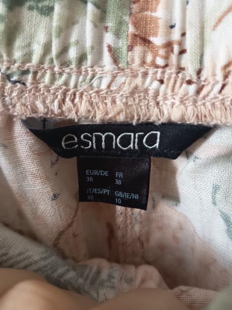 Šortky s ľanom, esmara,s