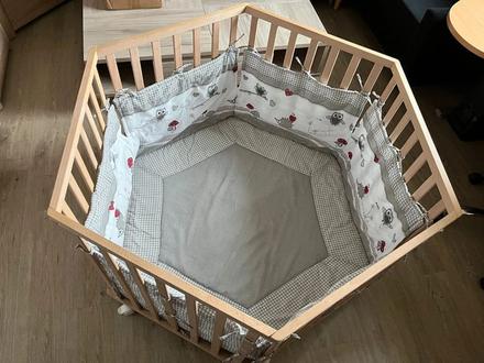 Ohrádka roba osemhranná, šírka (cm): 100,dĺžka (cm): 100