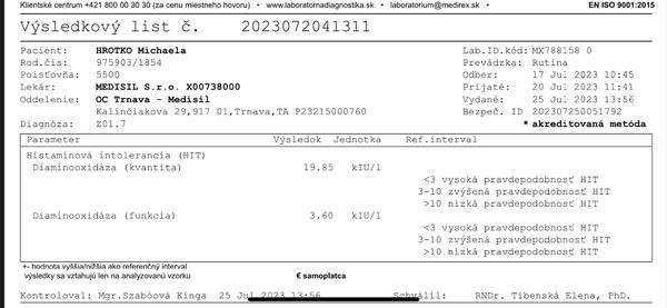 Čo znamenajú moje výsledky?