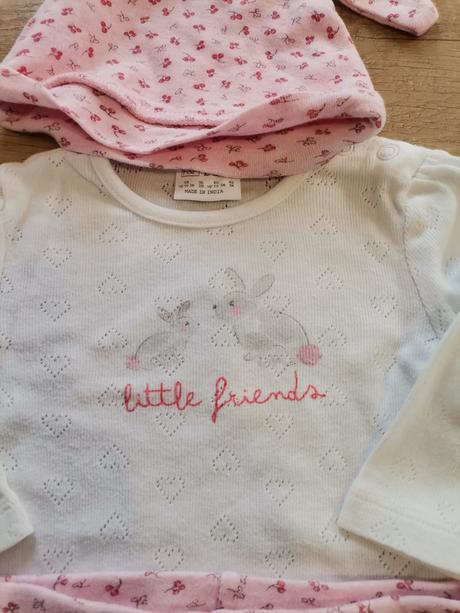 Dievčenska súprava body čiapka leginky, f&f,62