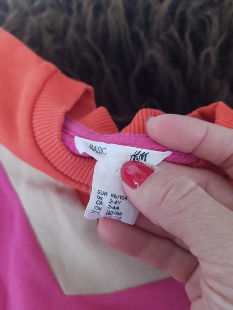 Detská oversize mikina h&m 98/104, h&m,98