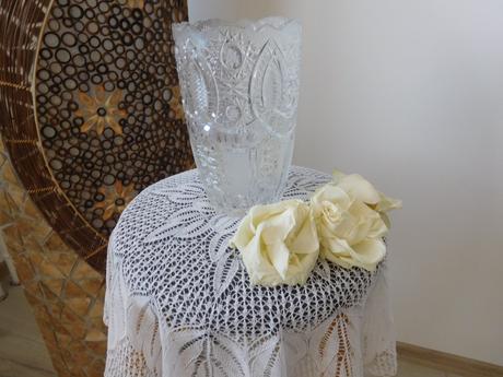 Kryštálová váza širšia, 