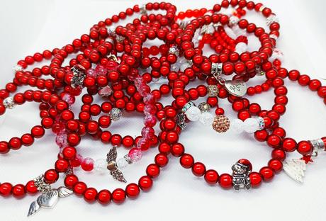 Náramok + anjelik na kľúčenku alebo symple náramok,