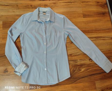 Komplet rifle + košeľa+ sako, h&m,36