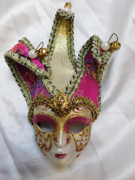 Maska z benátok -miniatura len pre bábiky, 