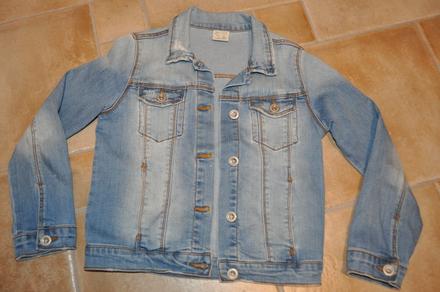 Riflová bundička, zara,128