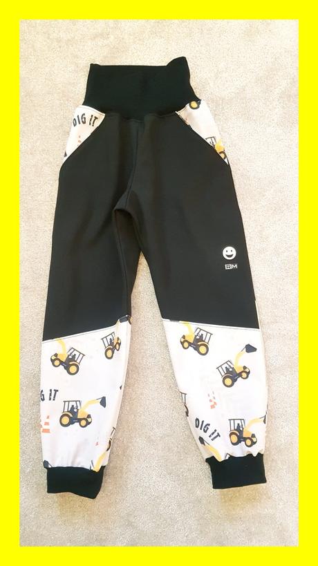 Softshellové nohavice letné zimné reflexné, 80 - 140