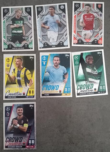 Kartičky match attax extra, 