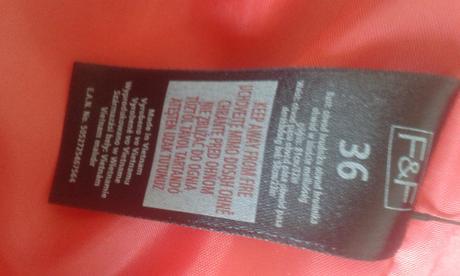 Jarný kabátik 36, f&f,36