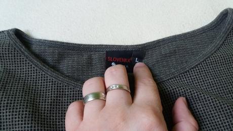 Tričko veľkosti l šedé, l