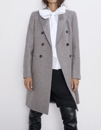 Vlnený kabát zara, zara,xs