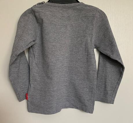 Name it šedé tričko s dlhým rukávom, name it,98