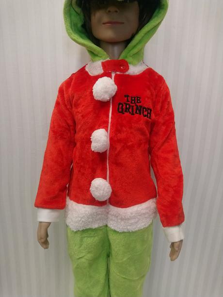 Detský kostým grinch, 5-6 r, 110-116 cm,
