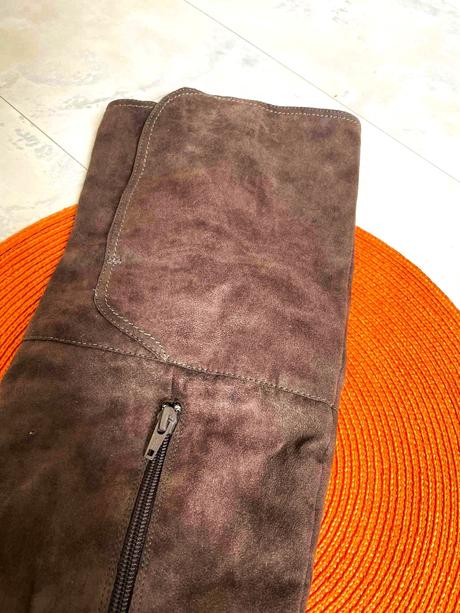 Vysoké semišové čižmy, 38