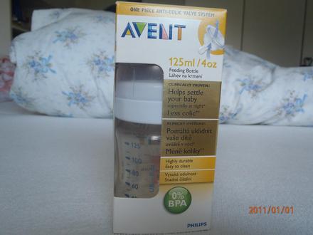 Avent fľaška 0+, avent