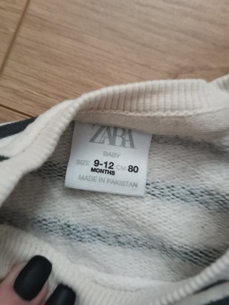 Prúžkovaná mikina, zara,80