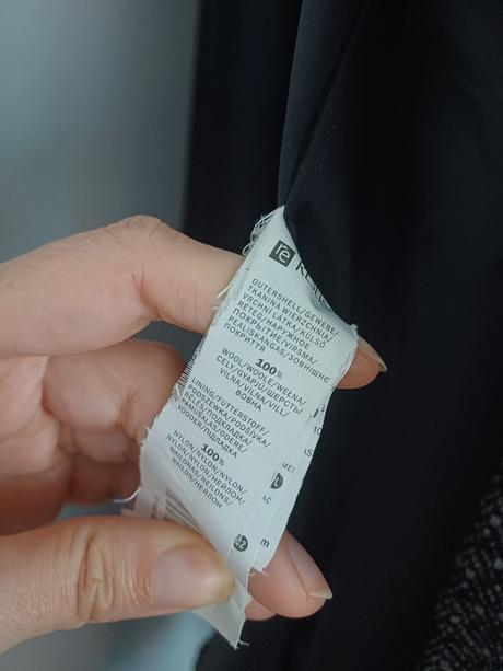 Vlneny maxi dlhy kabat reserved v.xl-sedi na l, reserved,l