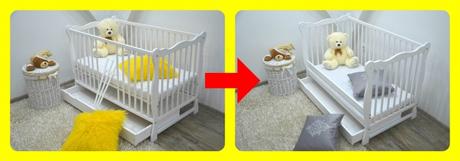 Multifunkčná detská postieľka 2v1, šírka (cm): 60,dĺžka (cm): 120