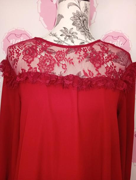 Bordove šaty m-l, mohito,l