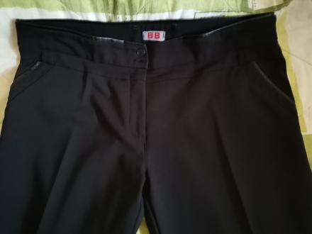 Dámske čierne nohavice č. 44, 44