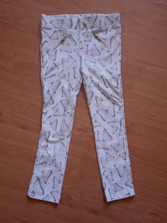 Motýlikové hm džeginsy, h&m,98