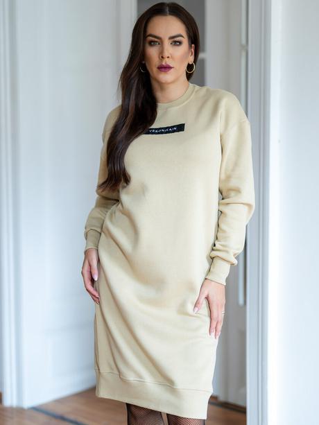 Štýlové mikinošaty svk značky veronikain,pc 80 eur, l