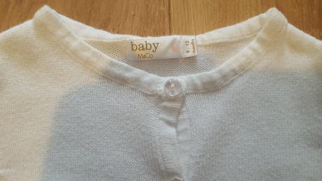 Biely svetrík, m&co,80