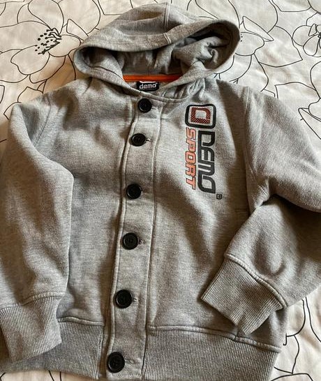 Teplá mikina s kapuckou demo sport v. 116, 116