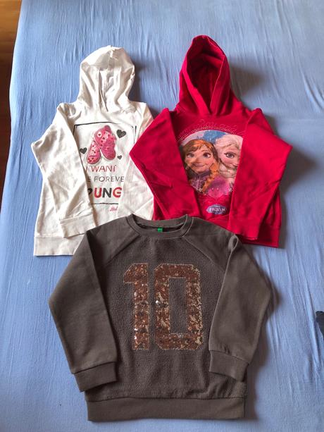 Dievcenske mikiny 3ks, 122