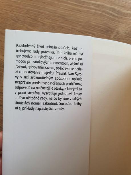 Kniha môj domáci právnik, 