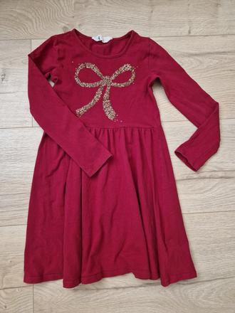 Saty červené masla 122/128 h&m, h&m,128