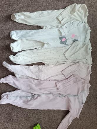 Pyžamo 5x, č 80, 9-12 mesiacov, esprit,80